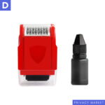 Garbled Shield Privacy Confidential Courier Order Garbled Accept Customized Smudge Cover Stick - Image 2