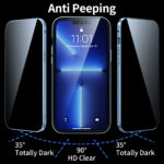 Privacy-proof Magneto Phone Case Double Sided Metal Frame - Image 2